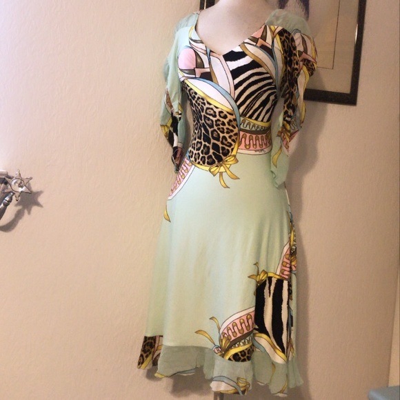 Roberto Cavalli Dresses & Skirts - RAREVintage!RobertoCavalli Pastel color midi Dress